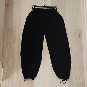 Black Dance Yoga Jogger Latern Pull-on  Pants